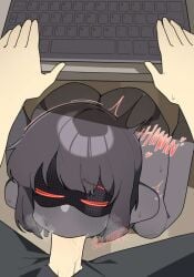 blowjob fellatio junkzero robot_girl robot_humanoid screen_face sex