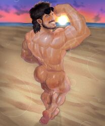 ass ass_focus bara beach big_ass big_butt bubble_ass bubble_butt butt dat_ass dat_butt fat_ass fat_butt flexing gay grand_theft_auto grand_theft_auto_vi huge_ass huge_butt hunkyhuesnsfw jason_duval large_ass large_butt male male_only muscular muscular_male round_ass round_butt showing_ass solo summer thick_ass thick_butt