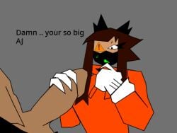 big_penis fpe fpe_oc fundamental_paper_education genderbend genderswap kaaatie murder_drones oc original_character youtuber