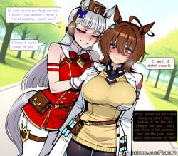 1female 1girl 1girls 2026 2girls absurdres aesthetic agnes_tachyon_(umamusume) ahoge ai_generated animal_ears anime anime_style armband bare_shoulders beautiful beautiful_female beautiful_girl big_ass big_breasts bitch black_necktie black_pantyhose blunt_bangs blurred_background blush blush_lines blushing blushing_female bow bowtie breasts brown_hair bubble_ass bubble_butt buttons closed_mouth coat comic comic_page comic_panel comic_strip cover_page curvy curvy_body curvy_female curvy_figure curvy_hips curvy_thighs cute cute_face cygames dialogue digital_art digital_painting dress ear_covers earrings english english_dialogue english_text futa futa_focus futa_on_female futa_only futa_sans_pussy futa_with_female futadom futanari gloves gold_ship_(umamusume) grabbing grabbing_another's_breast grabbing_from_behind grey_hair grin groping hair_between_eyes hat high_quality highres horse horse_ears horse_girl horse_tail horsecock_futa huge_breasts jewelry lab_coat large_ass large_breasts line_art long_comic long_hair long_sleeves manga_style medium_hair multiple_girls multiple_panels necktie outdoors pantyhose patreon patreon_link patreon_username phanary pillbox_hat pouch purple_eyes red_bow red_bowtie red_dress red_eyes sexy sexy_body sexy_female sexy_pose shaded_face shirt short_hair short_necktie single_earring sleeveless sleeveless_dress slut smile soft_shading solo_focus speech_bubble sweater sweater_vest tail test_tube text text_box text_bubble text_focus thick trainer_(umamusume) tree twitter umamusume umamusume_pretty_derby white_coat white_gloves white_pantyhose yellow_sweater yuri