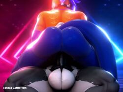 1boy 1girls 3d animated anthro ass balls big_ass bottomless bottomless_female bouncing_ass bra bubble_ass bubble_butt cayenne_(kasdaq) cowgirl_position fat_ass female furry furry_only huge_ass jiggle jiggling_ass kasdaq large_ass legwear male nude nude_male original penis sex silversounds sound spiked_collar straight straight_sex tagme tail thick_ass thick_thighs thighhighs video wide_hips