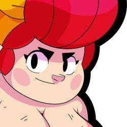 anonymous_artist bbw bbw_mom big_breasts brawl_stars completely_nude edited milf pam_(brawl_stars) red_hair
