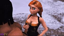 3d animated anna_(frozen) disney eddysfm faceless_male female frozen_(film) handjob human male penis source_filmmaker straight uncensored