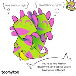 ambiguous_gender deltarune deltarune_chapter_5 floradinn penetration toomytoo