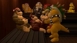 16:9 2022 3_toes 3d 3d_(artwork) 3d_animation 4_fingers 5_fingers 5_toes 6boys accessory anal anal_orgasm anal_sex animated anthro anthro_on_anthro anthro_only anthro_penetrated anthro_penetrating anthro_penetrating_anthro anus ape ass balls balls_slap bandana bara barefoot belly big_balls black_body black_glans black_nipples black_skin bodily_fluids body_hair bouncing_balls bouncing_penis bowser bowser_day bracelet bracelets brother brothers brown_fur brown_glans brown_nipples chest_hair chest_tuft collar cum cum_in_ass cum_inside cumming cumming_together cumming_while_penetrated cumshot digital_media_(artwork) donkey_kong ejaculation erect_penis exhibitionism eye_contact eyebrows eyes eyewear feet fingers funky_kong fur gay gay_anal gay_sex genital_fluids genitals glans gorilla grabbing_legs grey_body grey_skin group group_masturbation group_sex hair hands-free haplorhine hi_res high_framerate high_resolution horn horns humanoid_genitalia humanoid_penis indirect_incest inside jewelry kerchief koopa koopa_troopa longer_than_30_seconds looking_at_another looking_at_partner male/male male_only male_penetrated male_penetrating mammal mario_(series) masturbation morton_koopa_jr. musclegut muscular muscular_arms muscular_legs muscular_male nintendo nipple_fetish nipple_play nipple_tweak nipples no_sound nude nude_male open_mouth orgasm orgy pecs penetration penile penile_masturbation penile_penetration penis penis_in_ass pink_glans pleasure_face pleasured prehensile_feet primate pubes pubic_hair red_glans red_hair reptile roy_koopa sauna sauna_bench sauna_sex scalie sex shell sibling siblings slap slightly_chubby source_filmmaker spiked_bracelet spiked_collar spiked_shell spikes spikes_(anatomy) sunglasses tail tan_fur tan_nipples teeth temrix throbbing throbbing_penis thrusting toes tongue two-handed_masturbation veiny_penis video video_game_character video_games voyeur voyeurism watching watching_sex white_sclera widescreen yaoi yellow_body yellow_nipples yellow_skin
