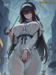 1girl 2026 ai_generated anime big_boobs big_breasts big_chest big_tits boobs breasts bust busty chest fairy_tail fansly frytime highres large_breasts looking_at_viewer solo tits ultear_milkovich wet wet_clothes