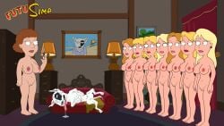 accurate_art_style casual edit family_guy female futusimp group human nonsexual nonsexual_nudity nude_female office office_lady pale_skin public unnamed_character
