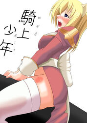 blonde_hair blue_eyes blush cat_ears female high_priest high_priest_(ragnarok_online) mouth_open ragnarok_online riding