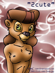 2 2001 anthro bear breasts brown_fur brown_hair disney female female_only fur furry furry_breasts furry_ears hair looking_at_viewer mammal nipples nude rebecca_cunningham round_ears solo tagme talespin vmc