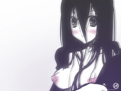 breasts komori_kiri nipples pale_skin pointy_chin sayonara_zetsubou_sensei