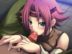 1boy 1girls artist_request big_penis blowjob censored code_geass fellatio female handjob kallen_stadtfeld licking licking_penis male mosaic_censoring oral penis tagme tongue tongue_out