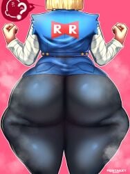 android_18 artist_name ass dragon_ball dragon_ball_z female penpen_(artist) shueisha tagme twitter_link