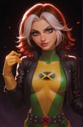 ai_generated bikini marvel marvel_comics meat_master pool rogue_(x-men) x-men