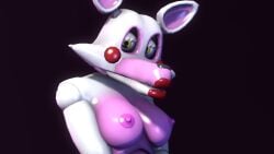 3d 4k bedroom_eyes bust bust_portrait disboi215 five_nights_at_freddy's five_nights_at_freddy's_2 highres mangle_(fnaf) pink_body pink_nipples pinup pushing_breasts_together red_cheeks red_lipstick rosy_cheeks sfm source_filmmaker white_body yellow_eyes