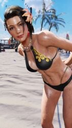 3d ass azucena_milagros_ortiz_castillo bandai_namco beach big_ass big_breasts breasts brown_eyes brown_hair curvy curvy_female curvy_figure dark-skinned_female dark_skin dolphin_shorts earrings erect_nipples hair_ornament huge_breasts latina medium_hair mod namco night_club peruvian peruvian_female pose seductive sex shaved_crotch standing sweat tanned tekken tekken_8 thick_thighs video_game_character voluptuous voluptuous_female wide_hips wide_hips3d