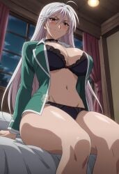 ai_generated arisato_yu inner_moka light-skinned_female rosario+vampire underwear