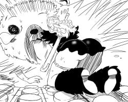 ass back_view big_ass charge_sol female huge_ass large_ass male manga nami nami_(one_piece) no_panties one_piece redraw tagme thick_thighs thighs viking_outfit