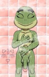 bullfrog_(captain_laserhawk) nude nude_male penis shower showering