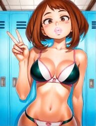 ochako uraraka from my hero academia by aidude