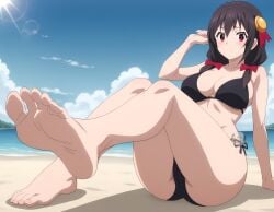 ai_generated arisato_yu bikini kono_subarashii_sekai_ni_shukufuku_wo! light-skinned_female yunyun_(konosuba)