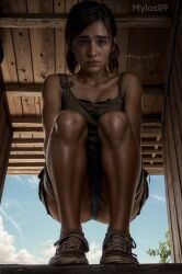 2d 2d_(artwork) ai_generated athletic athletic_female blue_eyes brown_hair ellie_(the_last_of_us) ellie_williams female female_focus female_only mikart89 naughty_dog tagme the_last_of_us the_last_of_us_2