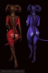 2futas 3d animated areola ass back backsack balls bimbo bouncing_breasts bouncing_penis breasts curvy dark-skinned_futanari demon demon_horns demon_tail demoness dickgirl erect_nipples erection ezria full-package_futanari futa_only futa_with_futa futanari gem glowing gold green_eyes green_sclera hand_bra horns hourglass_figure huge_breasts intersex jessica_anner large_areolae large_ass looking_at_viewer nipples nude original penis purple_scales purple_skin pussy realistic red_scales red_skin sibling silver sisters succubus twins uncensored walk_cycle walking wide_hips xelthia yellow_eyes yellow_sclera