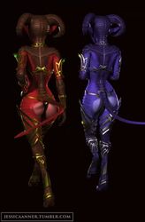 2futas 3d animated armor ass back backsack bald ball_bulge balls balls_in_panties balls_under_clothes bimbo breast_squish breasts dark-skinned_futanari demon demon_horns demon_tail demoness dickgirl ezria flaccid futa_only futa_with_futa futanari gem glowing gold green_eyes green_sclera hand_bra horns huge_breasts intersex jessica_anner large_ass looking_at_viewer original panties penis purple_scales purple_skin red_scales red_skin shy sibling silver sisters smile succubus timid twins unconvincing_armor walk_cycle walking wide_hips xelthia yellow_eyes yellow_sclera