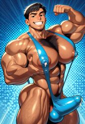 1boy 1male abs ai_generated arm_hair armpit_hair ass balls bara beautiful beautiful_male big_ass big_butt big_muscles big_nipples big_pecs big_penis black_hair blue_background bubble_butt chest_hair civitai cum cwhk dark_eyes dark_hair ejaculation erection facial_hair flexing grin handsome handsome_man hot hot_as_fuck lactating lactation leg_hair looking_at_viewer looking_seductive male_focus mankini muscle muscles muscular muscular_arms muscular_legs muscular_male navel nipples open_mouth pecs penis pose pubic_hair round_ass round_butt sexy sexy_as_fuck sexy_body sexy_male shiny_skin short_hair showing_off simple_background slutty_male smile smiling smiling_at_viewer solo teeth testicles thick thick_male thick_thighs throbbing_penis veins veiny_arms