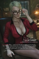 dr. harleen quinzel from batman (series) by pristinerenders