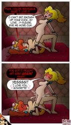 1futa 1futa1girl 1girls accurate_art_style blonde_hair blush bowsette breast_milk breast_milk_squirt cum_inside futa_on_female futanari mario_(series) messy_hair nude_female nude_futa pierced_nipples pregnant pregnant_belly pregnant_female pregnant_sex princess princess_peach red_hair romantic romantic_couple romantic_sex rose_petals super_crown the_moss-man wedding_ring wheelbarrow_position wife_and_wife