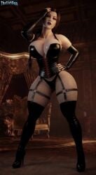 alcina dimitrescu from capcom by thedirtden