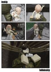 1girl 1girl2boys 1girls 2boys 2boys1girl 3d 3d_(artwork) absurd_res absurdres against_wall anal anal_penetration anal_sex areola areolae army army_uniform artist_name ass ass_grab backshots balls ballsack biting_lip biting_own_lip blonde_hair blush blushing bottomless bottomless_female bottomless_male breasts breasts_out brown_hair comic confused confused_look drool drooling erection female handjob helmet highres holding_hands imskip_(artist) indoor indoors indoors_sex kneeling large_filesize leg_up looking_at_another looking_at_partner male male_pov military military_uniform on_knees penis pleasure_face pleasured pussy roblox robloxian ruble russian self_upload socks static stockings sweat sweatdrop sweating thighhighs topless topless_female ukrainian vagina vaginal vaginal_penetration