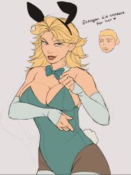 1female 1girl 1girls 1woman 2026 2d 2d_(artwork) 2d_artwork big_boobies big_boobs big_breasts big_tits big_titties blonde blonde-haired_female blonde_female blonde_hair blonde_hair_female boobies boobs bowtie breasts bunny_costume bunny_ears bunny_suit bunny_tail bunnysuit cleavage comedy_central earring earrings female female_focus female_only gloves leggings leopold_butters_stotch light-skinned_female light_skin light_skin_female light_skinned lipstick long_hair marjorine playboy_bunny scar_across_eye south_park tagme text thighs tits titties white_female white_woman woman woman_only
