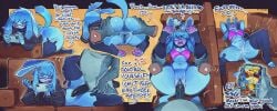 absurd_res annoyed anthro anus arthropod bee big_butt blue_body blue_fur blue_hair bodily_fluids butt cellphone cjfurs clothing cum cum_in_vagina cum_inside dialogue duo eeveelution electronics english_text erection eyewear female fur generation_4_pokemon genital_fluids genitals glaceon glasses hair hi_res holding_cellphone holding_object holding_phone holding_smartphone hoodie humanoid_genitalia humanoid_penis hymenopteran insect male male/female nintendo pawpads penetration penile penile_penetration penis penis_in_vagina phone pokemon pokemon_(species) smartphone spread_butt spread_vulva spreading text topwear vaginal vaginal_penetration vulva wearing_glasses