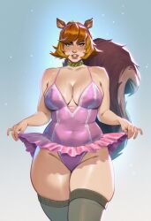 ai_generated avengers big_ass big_breasts big_thighs breasts chest curvaceous curvy curvy_figure digital_media_(artwork) doreen_green female furry_tail hips hourglass_figure huge_ass huge_breasts huge_thighs large_ass large_breasts large_thighs legs light-skinned_female light_skin marvel marvel_comics marvel_rivals mature mature_female mutate_(marvel) new_avengers phophopho squirrel_ears squirrel_girl squirrel_girl_(marvel) squirrel_girl_(marvel_rivals) squirrel_tail tail thick thick_hips thick_legs thick_thighs thighs voluptuous waist wide_hips wide_thighs 1girls