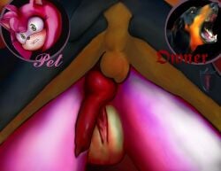 after_sex after_vaginal amy_rose bestiality canine dominant_feral feral feral_on_female feral_penetrating_anthro interspecies knot knotalot mobian_(species) pet petplay sonic_(series) sonic_the_hedgehog_(series) submissive_female zoophilia