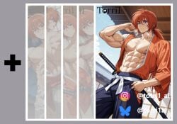 1boy abs ahe_gao ahegao_face ai_generated balls biceps big_balls big_cock big_penis blush cum cum_drip cum_dripping cum_dripping_from_penis cum_load cum_on_abs cum_on_body cum_on_muscles cum_on_self cumming cumming_on_self cumshot drool drool_on_face drooling ejaculating ejaculating_cum ejaculation erection excessive_cum fapping feeling_pleasured horny horny_face horny_male huge_balls huge_cock jerking_off jerkingoff lying_on_back male male_focus male_masturbation male_nipples male_only masturbate masturbation muscle_veins muscles muscular muscular_arms muscular_body muscular_legs muscular_thighs naked naked_male nipples nude nude_male one-handed_masturbation open_legs open_mouth orgasm orgasm_face pecs penis pleasure pleasure_face pleasured pleasured_face ripped_abs room seductive seductive_eyes seductive_look seductive_pose seductive_smile short_hair sitting sitting_down six_packs smile solo solo_focus solo_male sweating sweaty teenager testicles thighs tongue tongue_out torri1 uncensored uncensored_penis veins veins_on_dick veiny veiny_arms veiny_muscles veiny_penis yaoi large_pectorals rurouni_kenshin kenshin_himura red hair ponytail purple eyes scar on face
