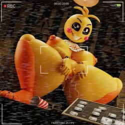3d bib big_breasts blender blush breasts_out camera chicken cum cum_in_pussy five_nights_at_freddy's five_nights_at_freddy's_2 fnaf2_location half-closed_eyes jordevoir leaking_cum looking_at_viewer nipple_piercing nipples office pov robot robot_girl sharp_teeth smile smile_at_viewer smiling solo spread_pussy spreading squatting thick_thighs thighs toy_chica_(fnaf) toy_chica_(love_taste)