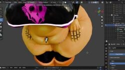 3d anaroth bbw five_nights_at_freddy's goth huge_breasts palmtreerothic solo tagme thick_thighs toy_chica_(fnaf) toy_chica_(justminkov) venus_body video