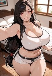 tifa lockhart from final fantasy by lumiram