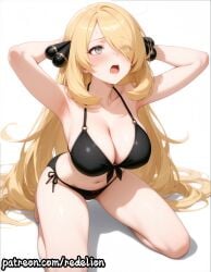 cynthia (pokemon) from pokemon by redelion