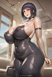 ai_generated armpits big_ass big_breasts big_butt big_thighs black_dress black_nails breasts cheating cheating_female cheating_wife choker cuckold dress earrings female female_only fishnet_armwear fishnets hi_res high_quality high_resolution highres huge_ass huge_breasts huge_butt huge_thighs hyuuga_hinata hyuuga_hinata_(naruto:_the_last) indoors light-skinned_female madeedenai makeup mature mature_female mature_woman milf nail_polish naruto naruto:_the_last naruto_(classic) naruto_(series) naruto_shippuden netorare ntr qos queen_of_spades short_hair snowbunny sweat sweating thick thick_ass thick_butt thick_hips thick_legs thick_thighs uzumaki_hinata voluptuous voluptuous_female wide_hips wide_thighs