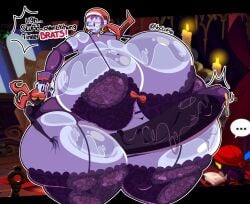 1boy 1girls big_ass big_breasts big_butt earrings fat fat_ass fat_breasts fat_butt fat_thighs fat_tits female huge_ass huge_breasts huge_butt huge_cock huge_thighs lingerie male mole mole_on_breast pirate precum risky_boots shantae sweaty sweaty_body sweaty_breasts text thick thick_body thick_breasts thick_thighs tinkerbat voctopie wayforward wide_hips wide_thighs