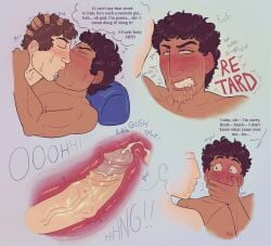 2boys ableist_slur acting_out_of_character anal anal_sex apologetic apologizing apologizing_to_partner apology baring_teeth biracial biracial_male blush blushing_male blushing_profusely bradley_(mr_shrink) brown_hair cross_section cum cum_in_ass cum_inside cumming_from_anal_sex cumming_in_ass cumming_together cumming_while_penetrated cumming_while_penetrating cursing cursing_and_screaming dark_skin darker_skin deep_kissing deep_penetration digital_drawing_(artwork) digital_media_(artwork) english english_text enjoying_sex eyes_rolled_back eyes_rolling_back gay gay_anal gay_domination gay_kissing gay_male gay_sex growling half_indian half_irish hand_over_mouth hand_over_own_mouth harper_(mr_shrink) holding_head holding_head_down insult intellectual_disability intense_expression intense_fuck intense_orgasm intense_pleasure intense_sex internal internal_anal internal_cumshot internal_view interracial interracial_creampie interracial_sex interracial_yaoi kissing kissing_while_penetrated kissing_while_penetrating learning_disability male male/male male_only male_penetrated male_penetrating male_penetrating_male mean mentally_challenged mentally_deficient mr_shrink naked orgasm original original_character original_characters out_of_character passionate passionate_kiss passionate_sex r-word regret regrets retard retarded rude rude_words saliva saliva_drip saliva_on_face saliva_trail sex shocked shocked_expression shocked_eyes shocked_face shocked_male short_hair skin_tone_difference sloppy sloppy_anal sloppy_kiss sloppy_sounds slur small_dom_big_sub small_top_big_bottom smaller_penetrating smaller_penetrating_bigger smaller_penetrating_larger snarling stupid stupid_looking sweat sweating sweaty tan_body tan_skin x-ray x-ray_view xray xray_view
