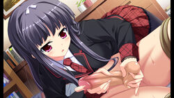 1boy blush female game_cg human imouto_paradise! long_hair male nanase_michika penis skirt straight tagme uncensored