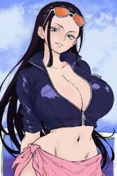 nico robin from one piece by iikaise