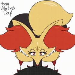 1:1 animated anthro anthro_penetrated ass big_breasts big_butt black_penis blinking bouncing_butt breasts delphox duo eyebrows eyelashes fellatio female female_penetrated first_person_view generation_6_pokemon genitals holidays huge_butt lazzarus_(shadonictheedge) looking_at_viewer loop male male/female male_penetrating male_penetrating_female nintendo no_sound oral oral_penetration orange_eyes penetration penile penis penis_in_mouth pokemon pokemon_(species) red_nose sex shadonictheedge short_playtime tail text valentine's_day yellow_body