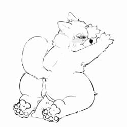 1:1 animated anthro dildo disney female female/female freakpaws grandma_wu_(turning_red) loop pixar riding_dildo sex_toy solo turning_red