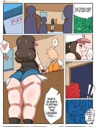 anal anal_addiction anal_invitation anal_suggest ass ass_focus becku big_ass cap comic creatures_(company) female female_focus female_protagonist female_pubic_hair game_freak hilda_(pokemon) imminent_anal imminent_sex male male/female nintendo pokemon the_pokemon_company