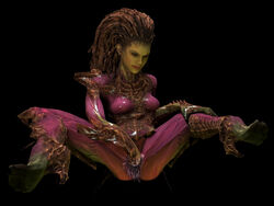 3d female fisting queen_of_blades sarah_kerrigan self_fisting solo starcraft starcraft_2 uncensored